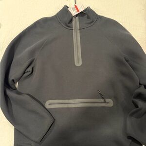 Nike Tech Black Hoodie with Red Label